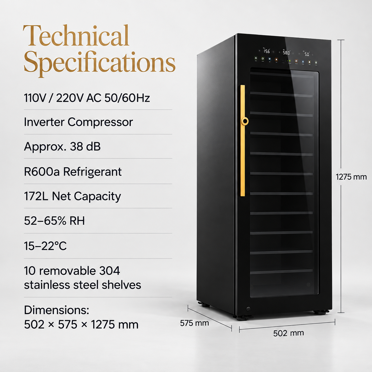 FlavorWise Smart Drying and Curing Cabinet for Post-Harvest Processing