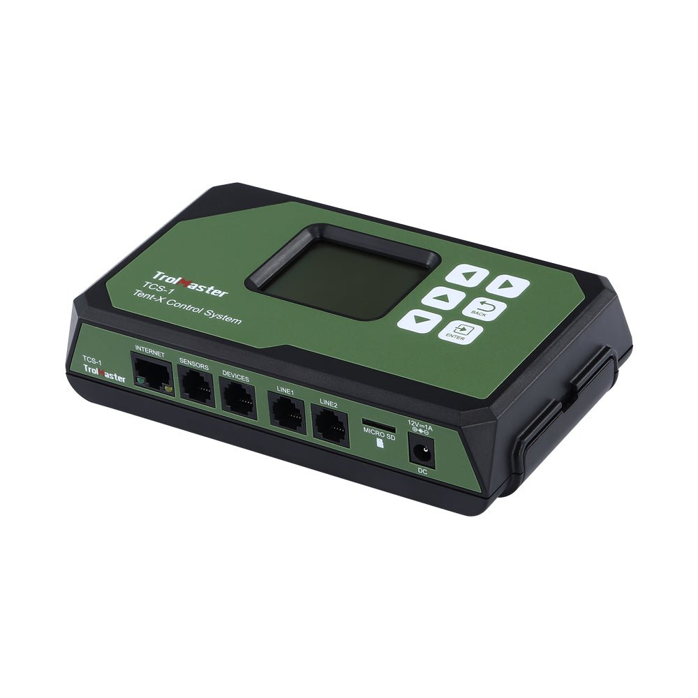 Tent - X Main Controller with 3 - in - 1 Sensor (Temp / Humid / Light ) and Cable Set - BetterGrow Hydro