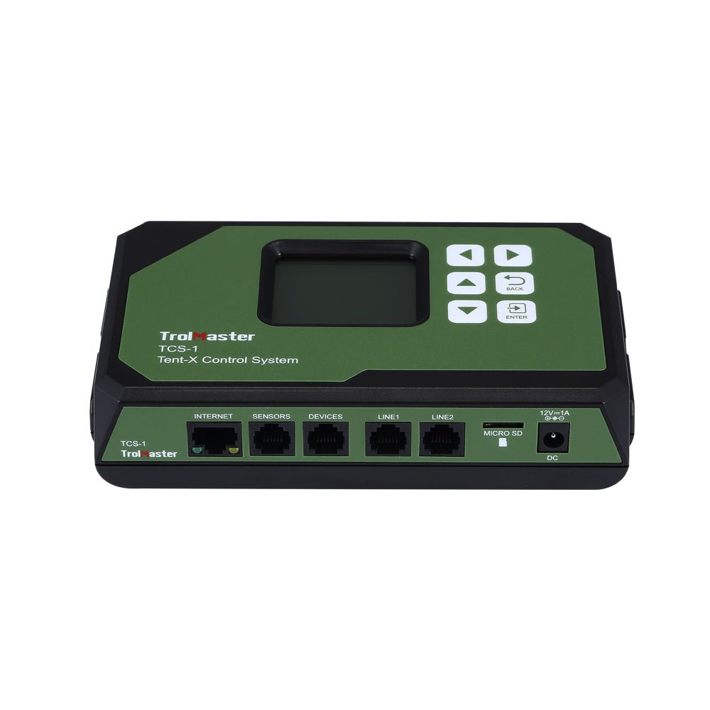 Tent - X Main Controller with 3 - in - 1 Sensor (Temp / Humid / Light ) and Cable Set - BetterGrow Hydro