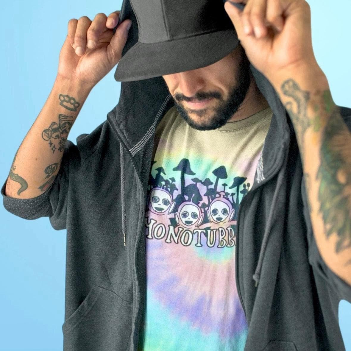 Tie Dye 'Monotubbies' North Spore T-Shirt - BetterGrow Hydro