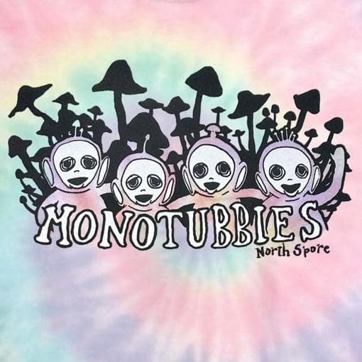 Tie Dye 'Monotubbies' North Spore T-Shirt - BetterGrow Hydro