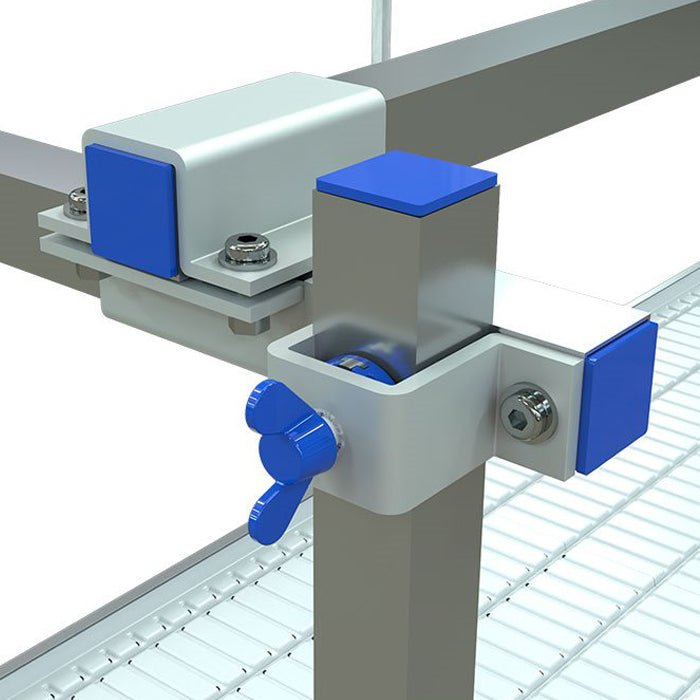 Trellis Bx D4 Galvanized steel 4ft long Horizontal Trellis Cross Bars and connectors (4 count/box) - BetterGrow Hydro