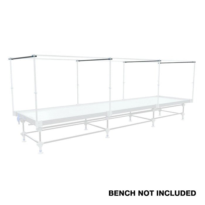 Trellis Bx D4 Galvanized steel 4ft long Horizontal Trellis Cross Bars and connectors (4 count/box) - BetterGrow Hydro