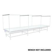 Trellis Bx D5 Galvanized steel 5ft long Horizontal Trellis Cross Bars and connectors (4 count/box) - BetterGrow Hydro