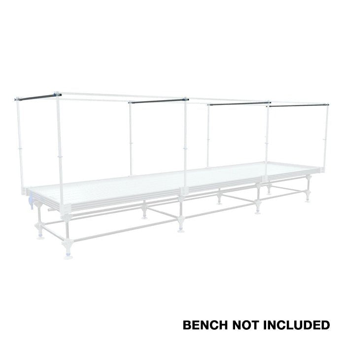 Trellis Bx D5 Galvanized steel 5ft long Horizontal Trellis Cross Bars and connectors (4 count/box) - BetterGrow Hydro