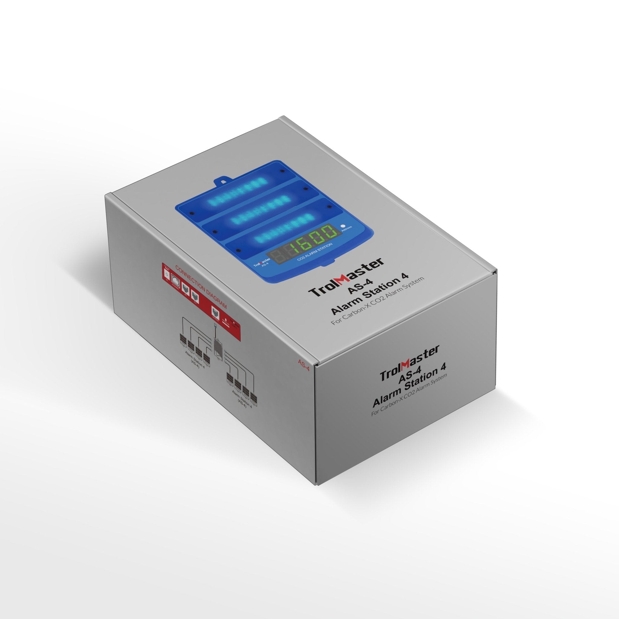 TrolMaster Carbon - X CO2 Alarm Station Blue Light (AS - 4) - BetterGrow Hydro