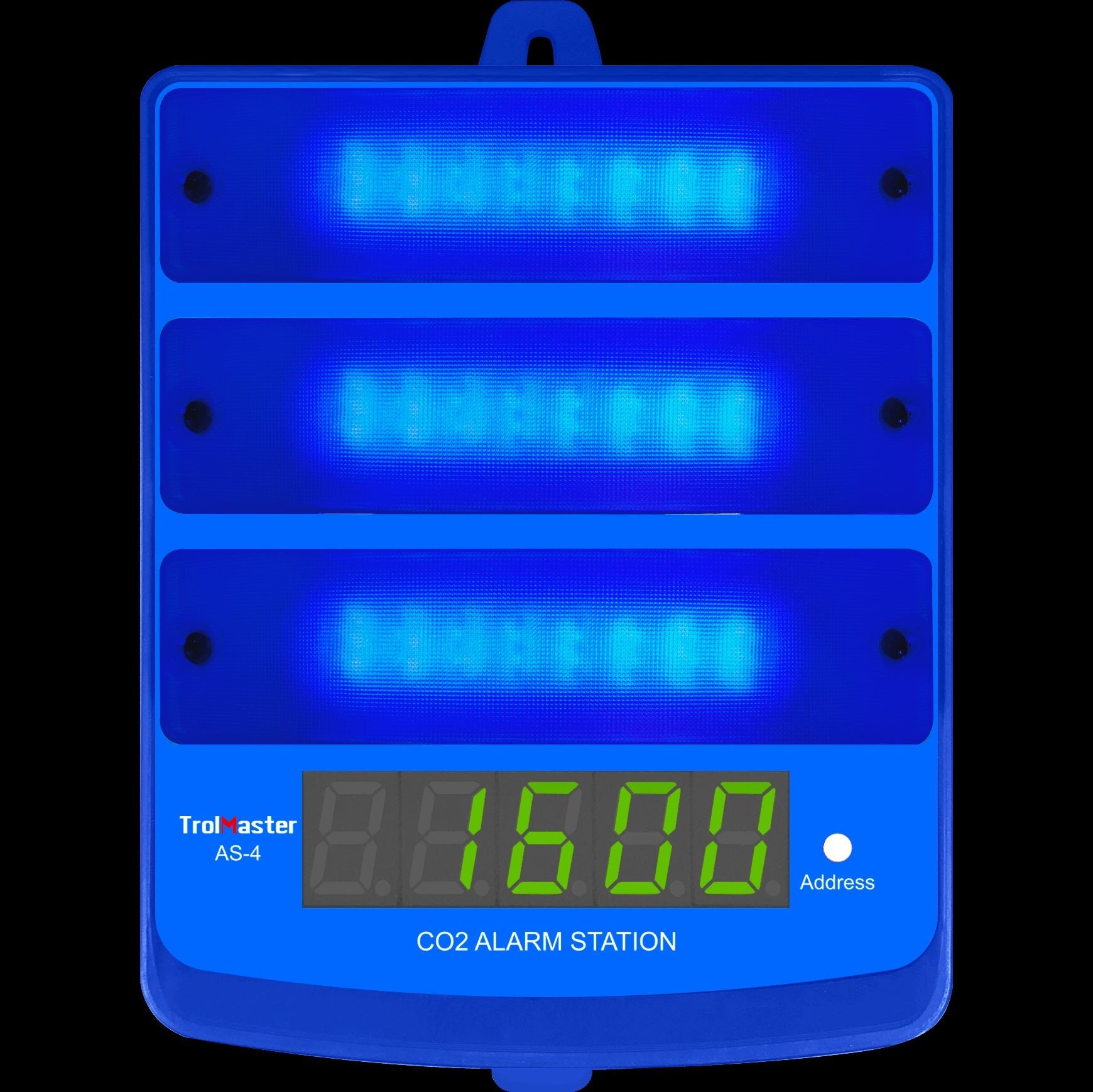 TrolMaster Carbon - X CO2 Alarm Station Blue Light (AS - 4) - BetterGrow Hydro