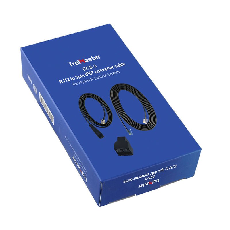 TrolMaster Hydro - X RJ12 to 3 Pin IP67 Convertor Cable Set (ECS - 3) - BetterGrow Hydro