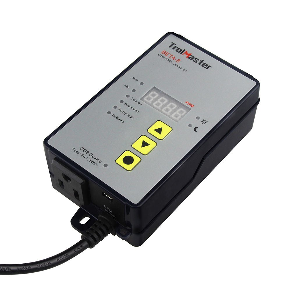 TrolMaster Legacy Beta Series Digital Controller CO2 PPM for Regulator & Generator (BETA - 8) - BetterGrow Hydro
