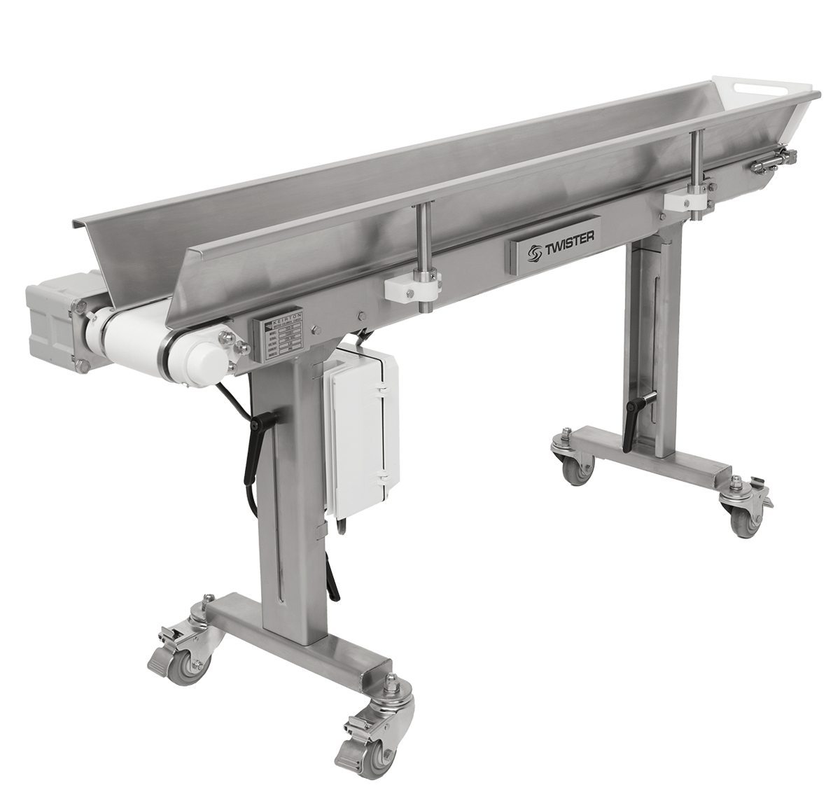 Twister Stainless Steel Feed Conveyor (T2 & T4) - BetterGrow Hydro