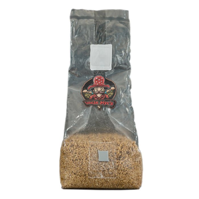 Uncle Myc's Millet Grain 100% Sterilized Mushroom Spawn - BetterGrow Hydro