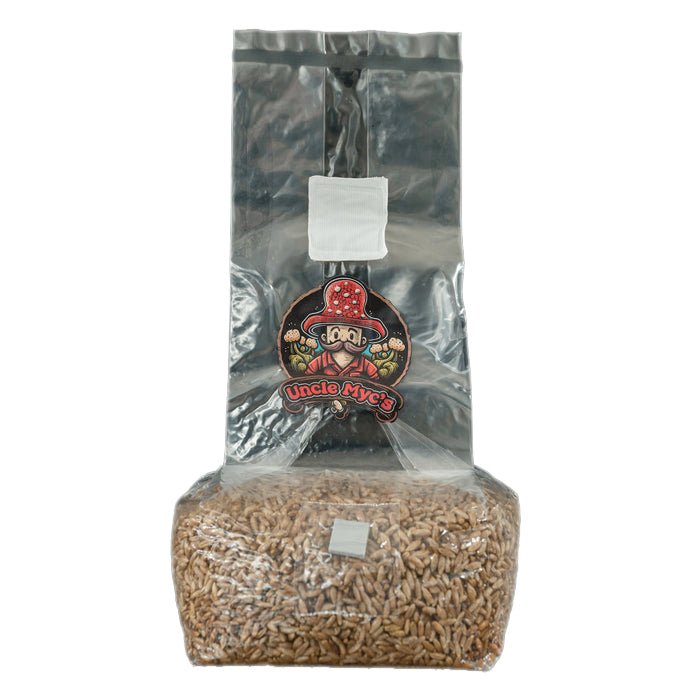 Uncle Myc's Rye Berry Grain 100% Sterilized Mushroom Spawn - BetterGrow Hydro