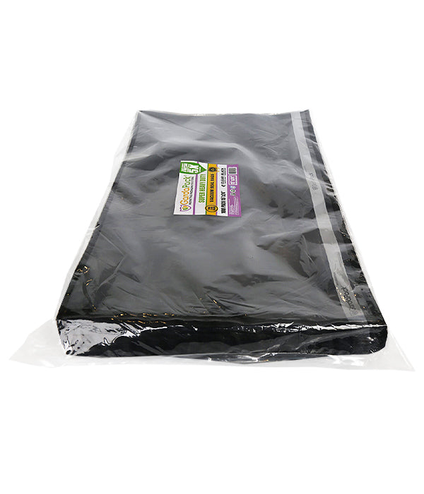 GardaPack Clear/Black Vacuum Seal Bags - Super Heavy-Duty - 15" x 24" - 100 pk