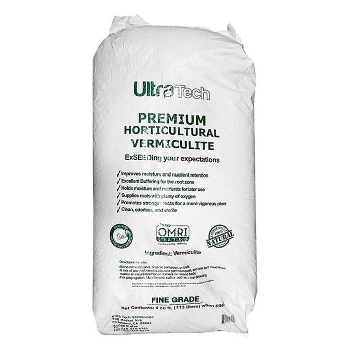 Vermiculite OMRI Fine Grade Bag 4 Cubic Feet - BetterGrow Hydro