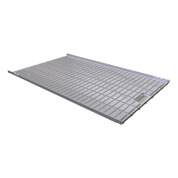 Wachsen Rolling Bench Tray End Section w/ Drain - BetterGrow Hydro