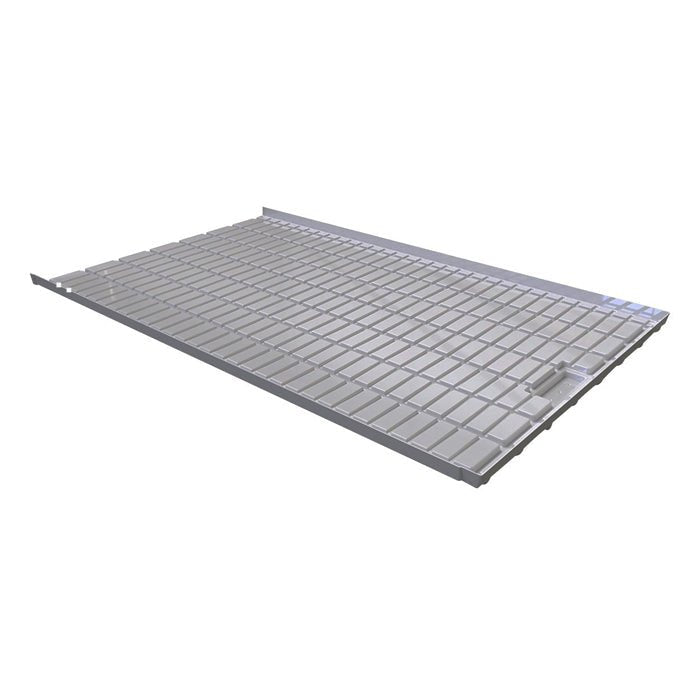 Wachsen Rolling Bench Tray End Section w/ Drain - BetterGrow Hydro