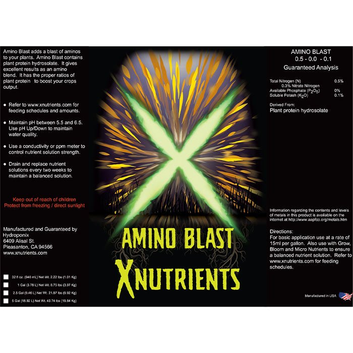 X Nutrients Amino Blast - BetterGrow Hydro