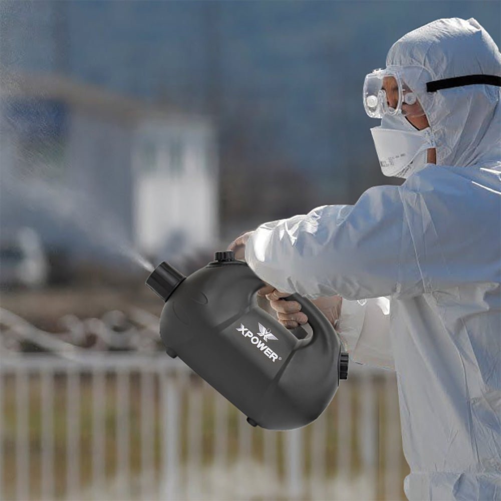 XPOWER F - 18B ULV Cold Fogger Battery Powered Rechargeable Cordless Sprayer - BetterGrow Hydro
