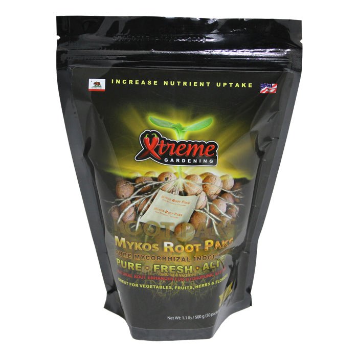Xtreme Gardening MYKOS ROOT PAKS great for hydro 50 ct, 6/cs - BetterGrow Hydro