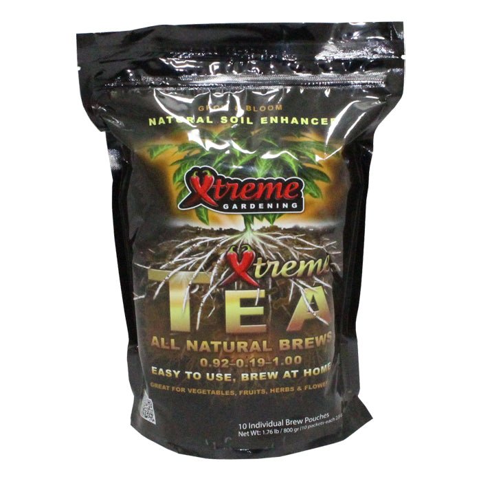 Xtreme Gardening Xtreme Tea Brews Easy-to-use Compost Tea 80g (5 gal) 10 ct - BetterGrow Hydro