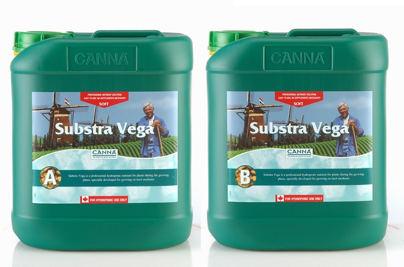 Canna Hydro Vega soft water A+B Plant Nutrient for vegetative plants Hydroponics 