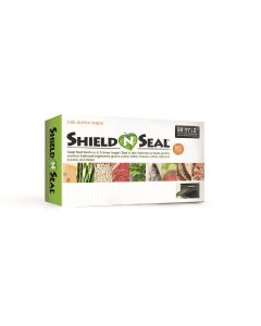 Shield N Seal Clear and Black Vacuum Sealer Pre-Cut Bags - 11" X 24" (50/pack)