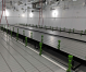 Continuous / Custom Tray Rolling Bench System - per square foot