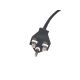 Luxx Power Cord for DE & CMH Fixtures - 240v (NEMA 6) w/ C13 (square) plug