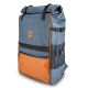 SkunkGuard Odor-Proof Explorer Roll Up Back-Pack - Blue/Brown